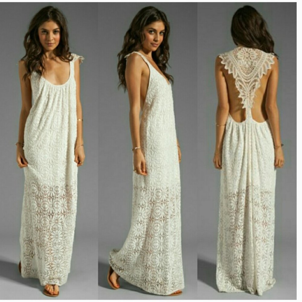 Jen's Pirate Booty Freedom Lace maxi Dress